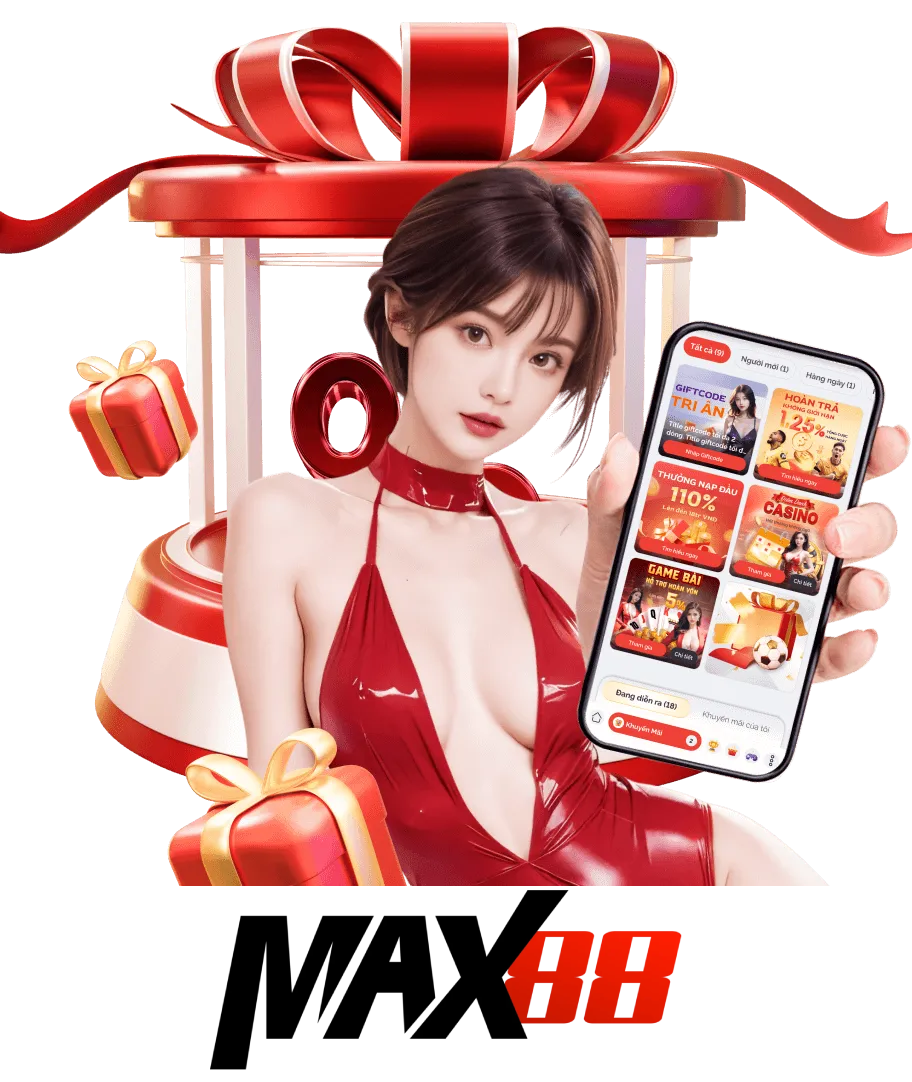 Minh họa dịch vụ di động MAX88 trên màn hình lớn